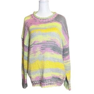 Vestique cable knit acrylic sweater